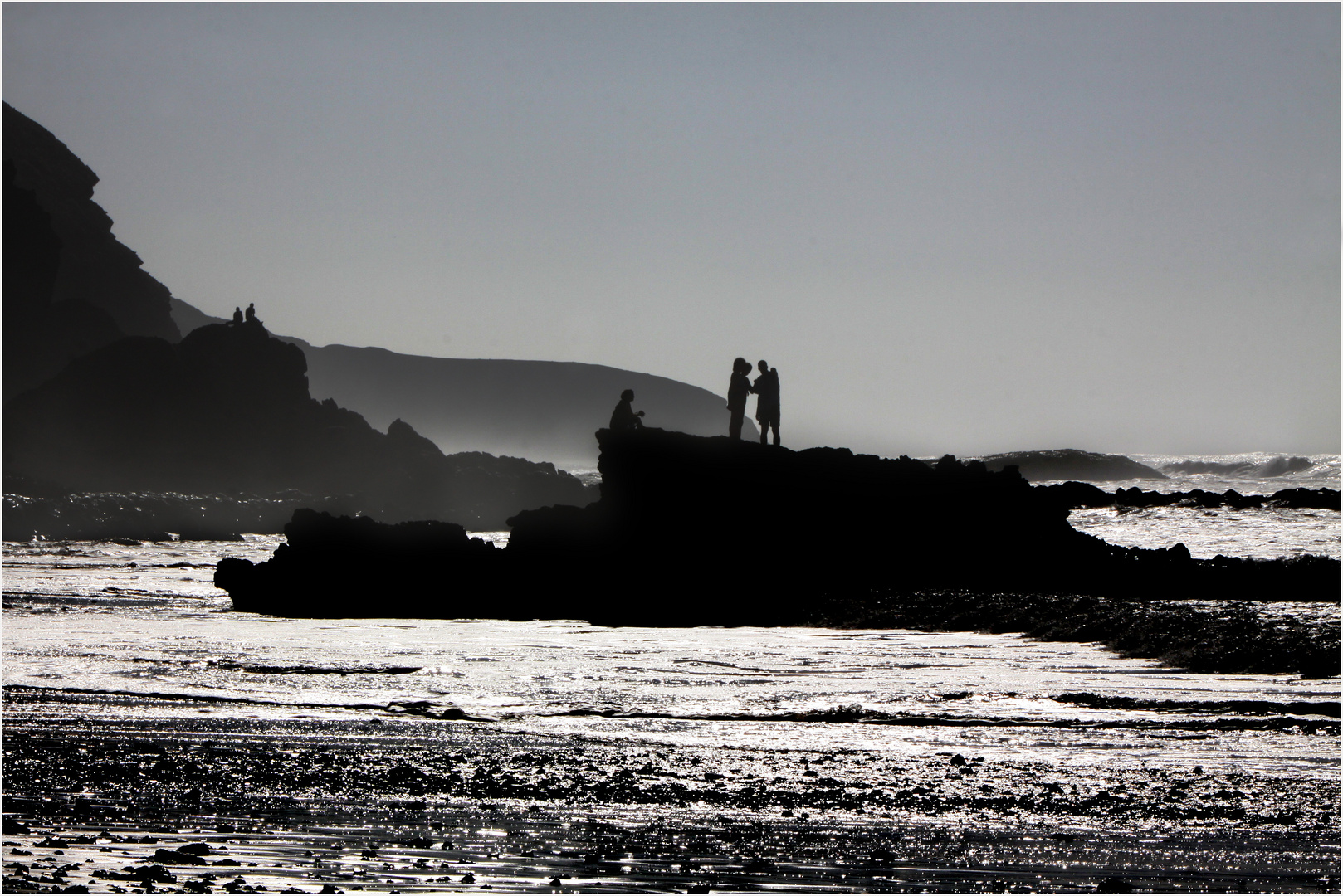 Strand im Abendlicht