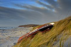 Strand im Dezember 