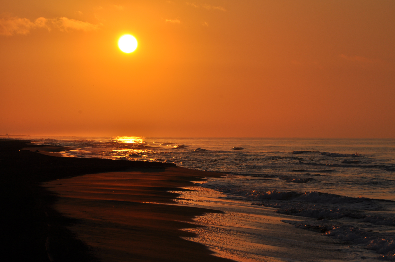 Strand im Ebro Delta in Spanien