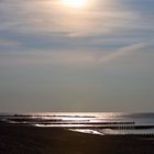 Strand im Gegenlicht