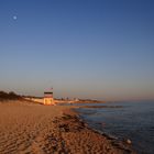 Strand im goldenen Licht