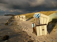 Strand im Herbst