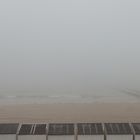 Strand im Nebel