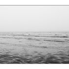 Strand im Nebel