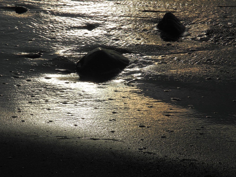 Strand im Oktober