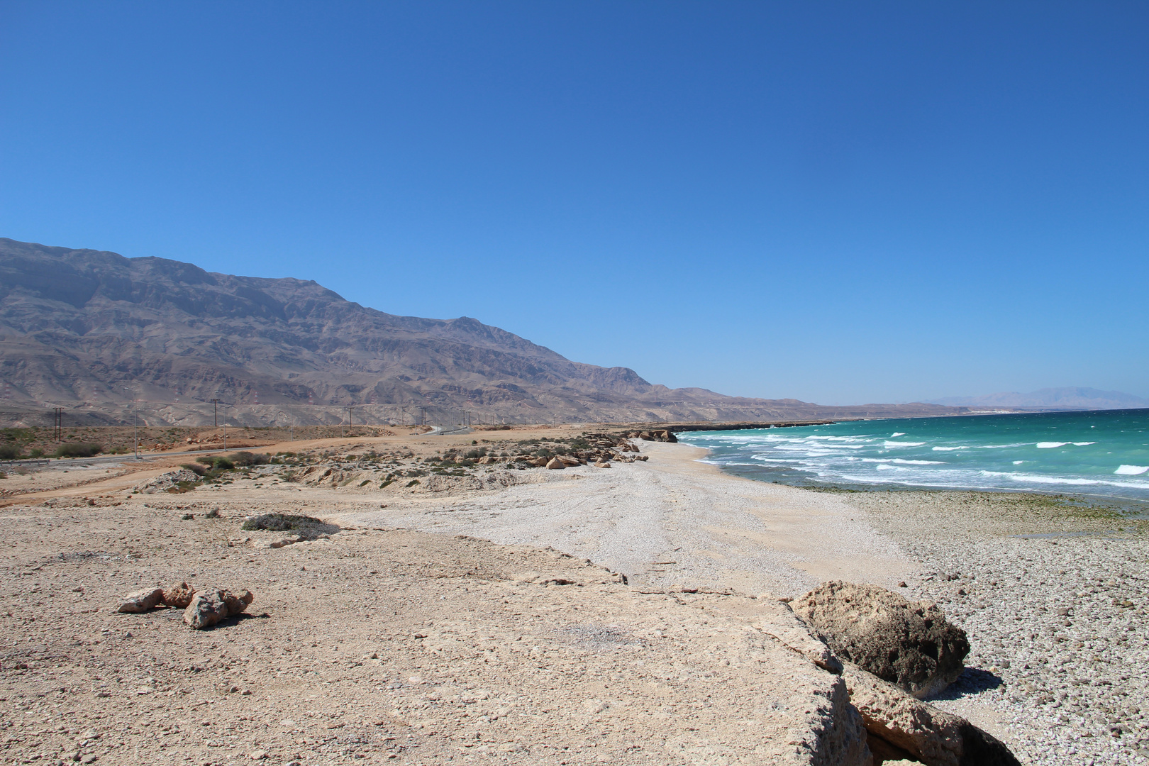 Strand im Oman