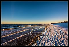 Strand im Schnee /2.