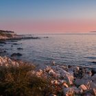 Strand im Sonnenuntergang