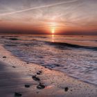 Strand im Sonnenuntergang