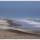 Strand im Sturm