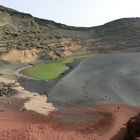 Strand im Vulkankrater