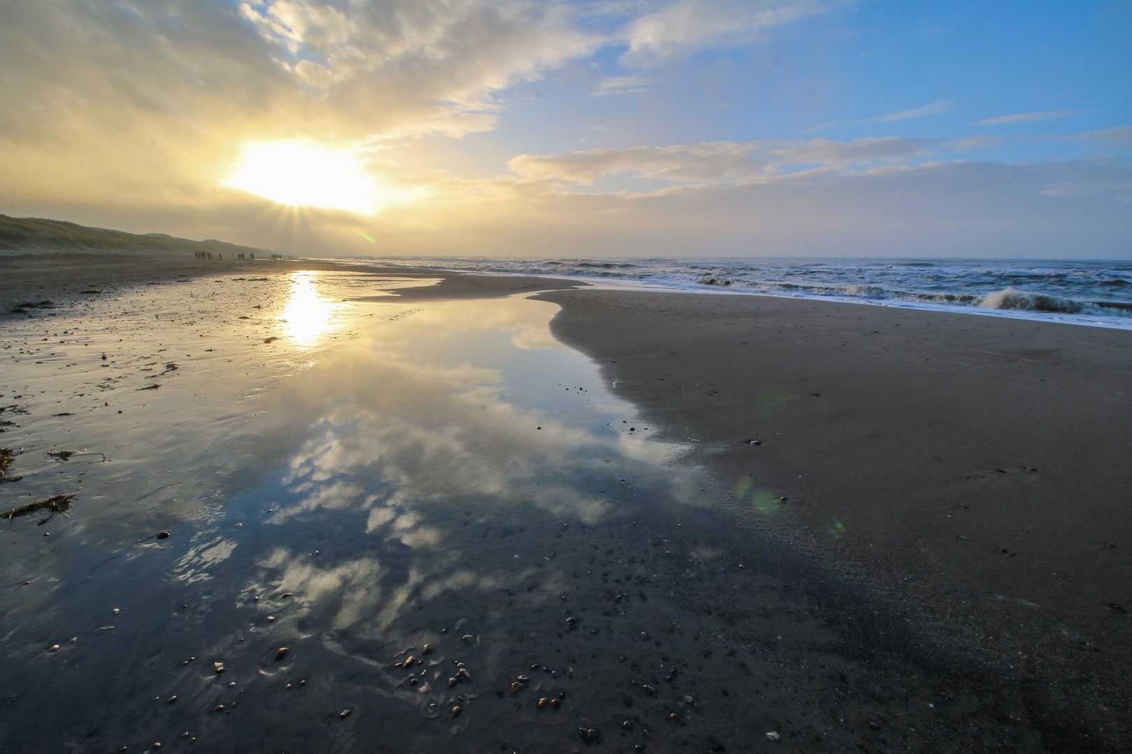 Strand im Winter