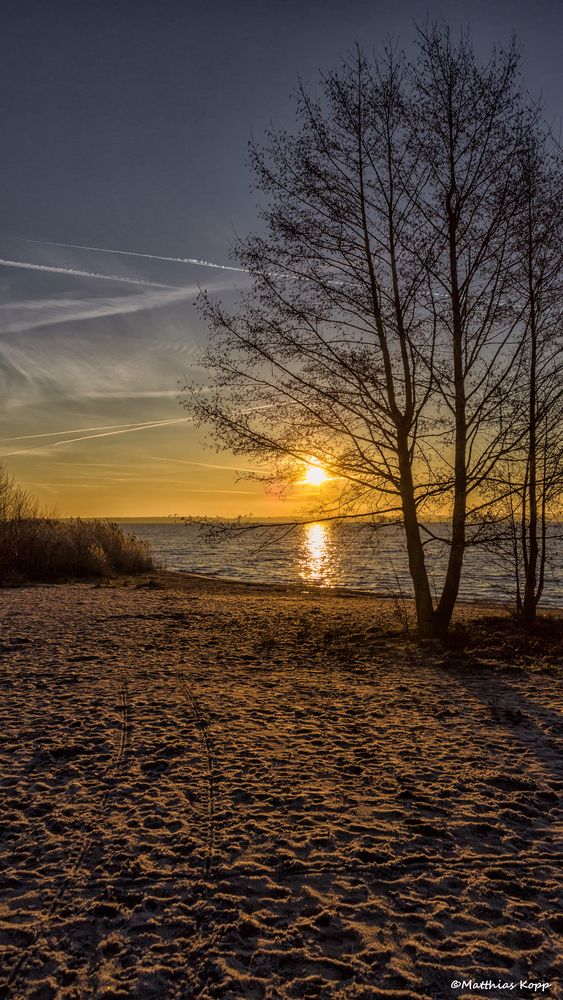 Strand im Winter