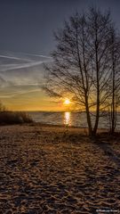 Strand im Winter