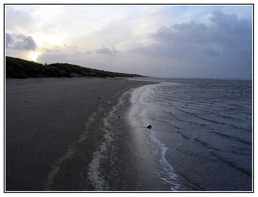 Strand im Winter