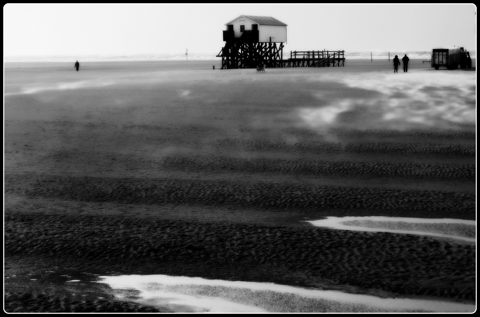 Strand im Winter