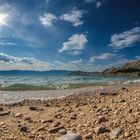 Strand in Baska (Kroatien)