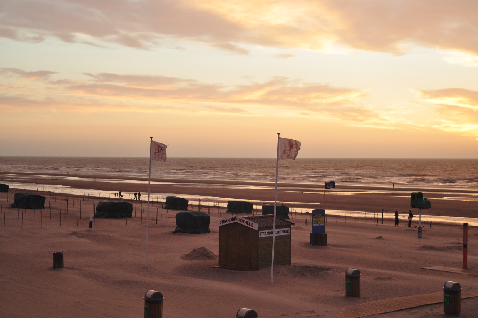 Strand in De Haan, Belgien