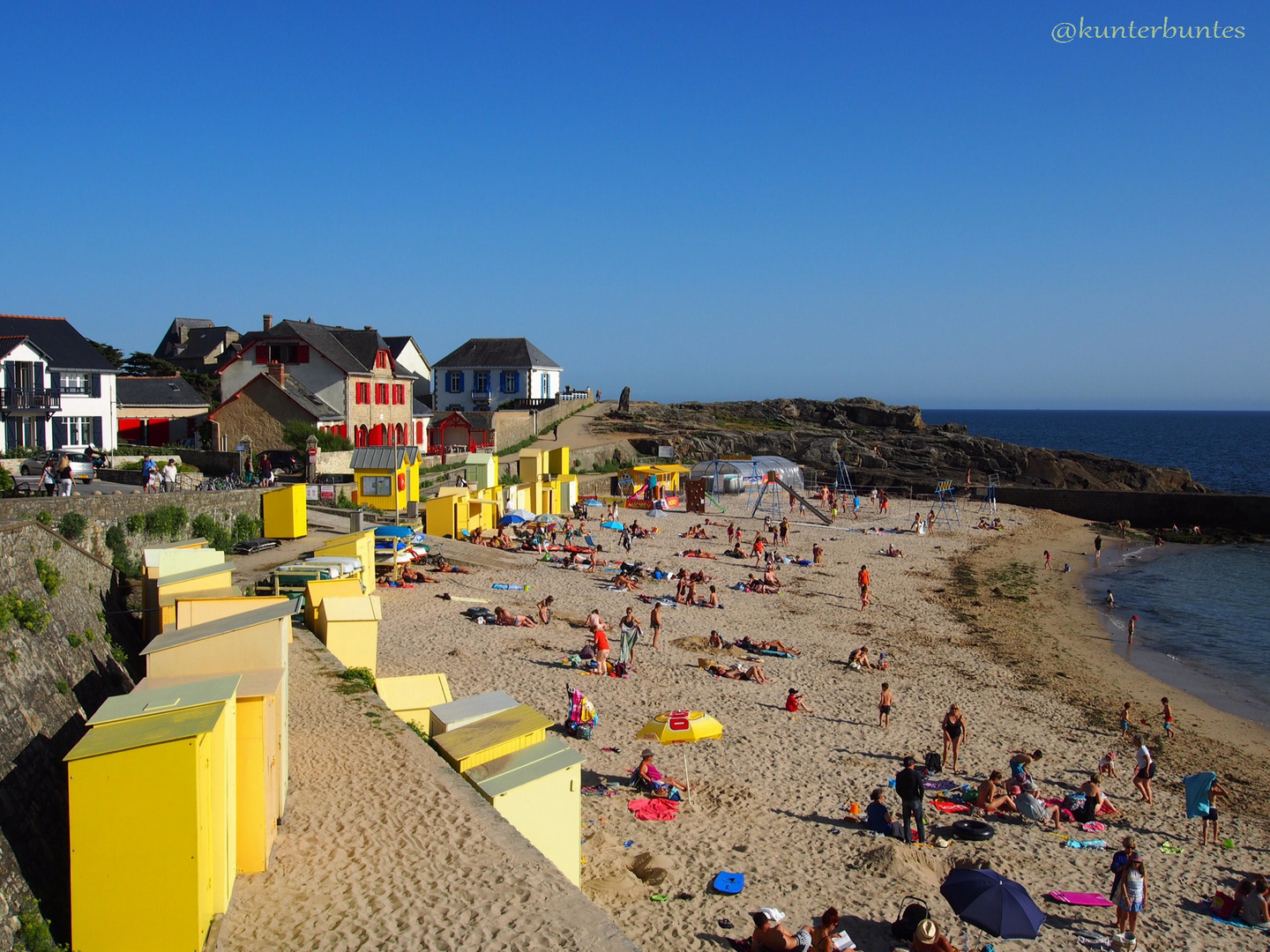 Strand in der Bretagne