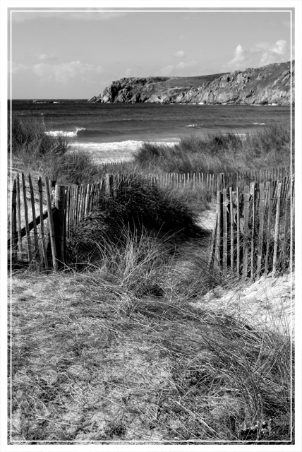 Strand in der Bretagne