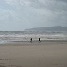 Strand in der Nähe von Rye, Südengland