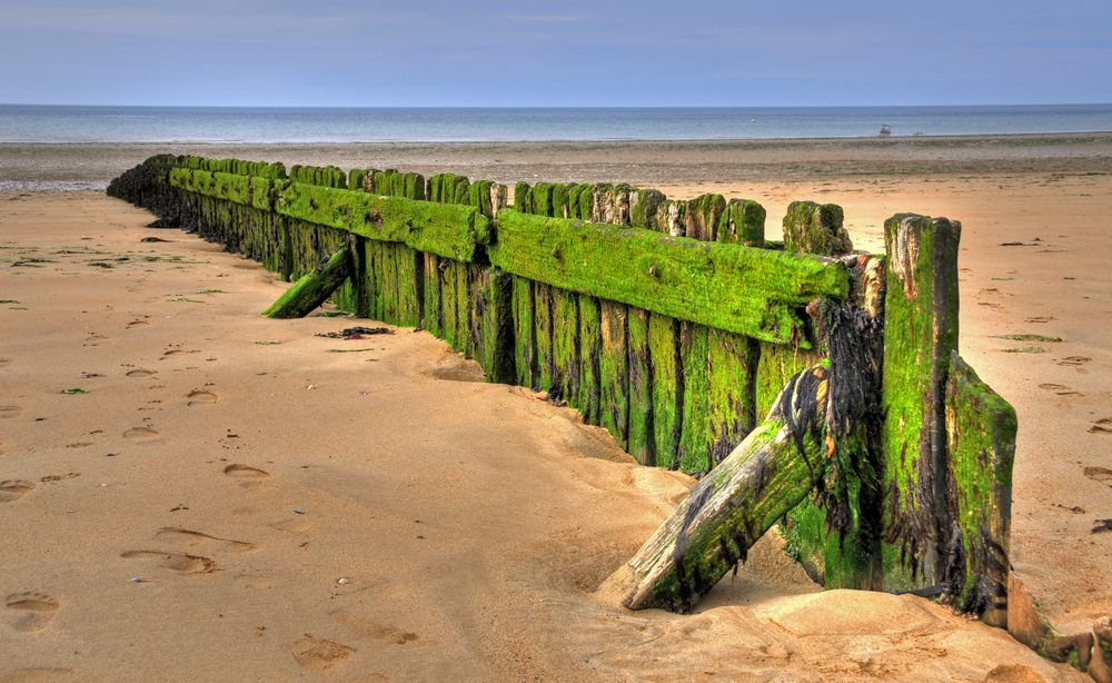 Strand in der Normandie