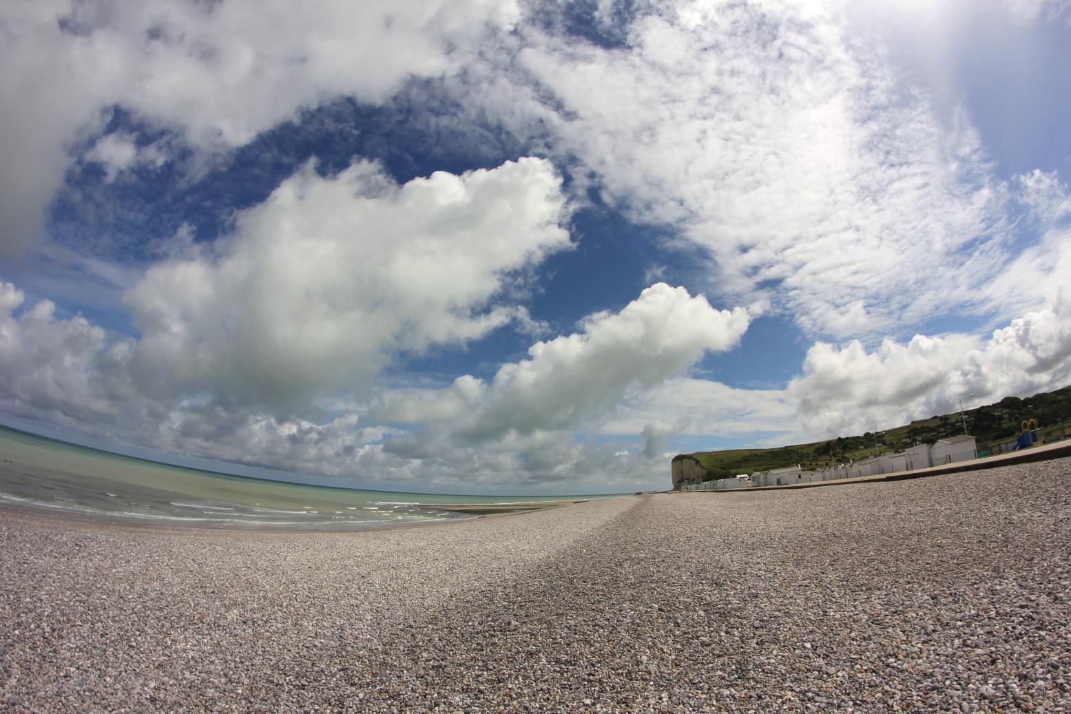 Strand in der Normandie