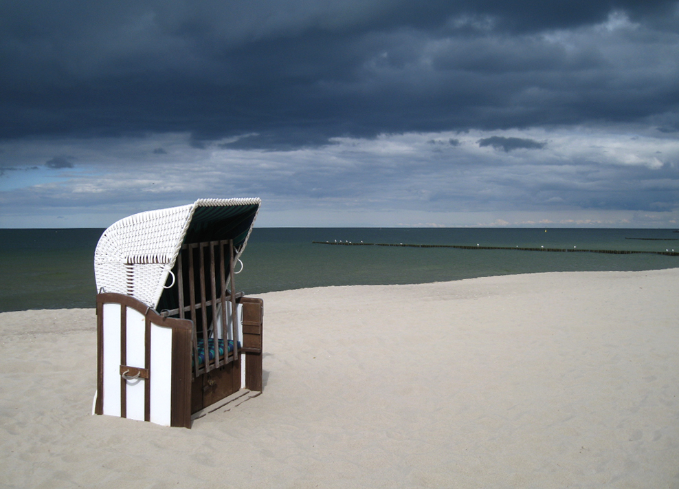 Strand in der Vorsaison