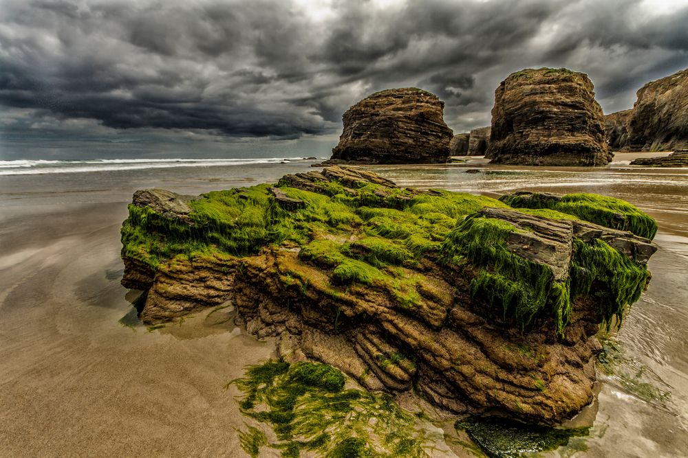 Strand in Galicien