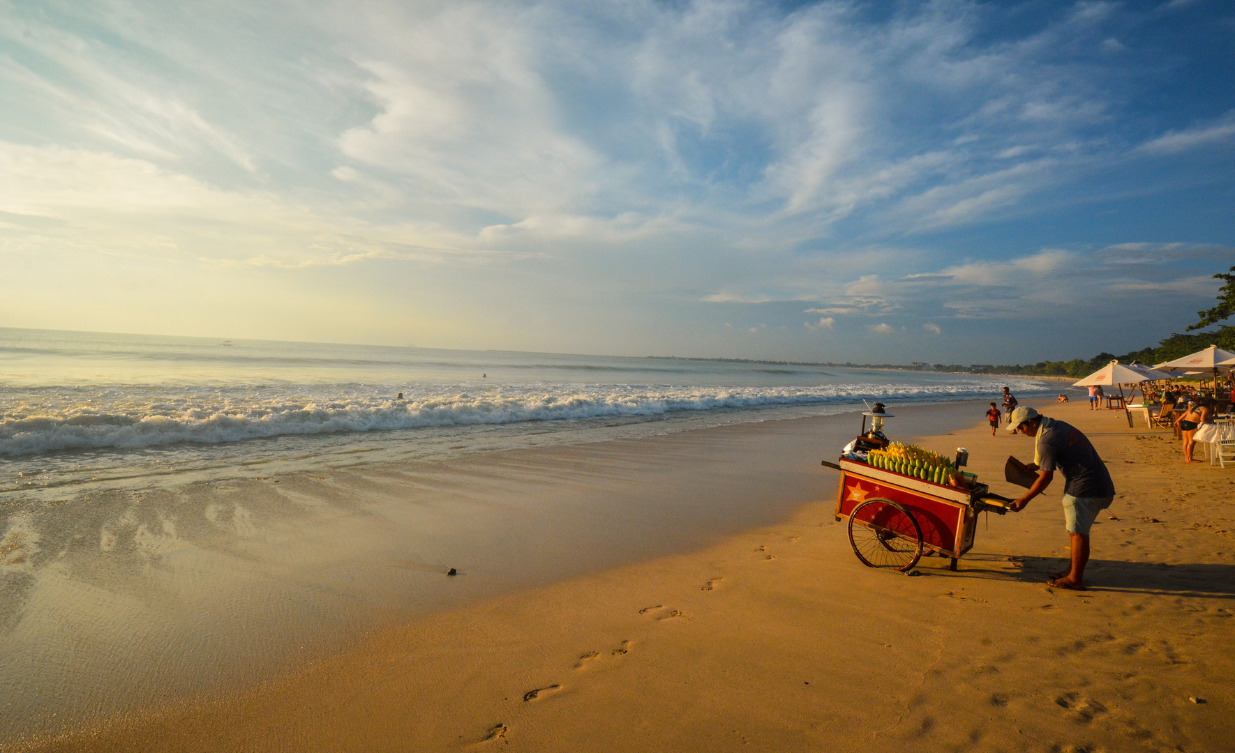 Strand in Kuta, Bali