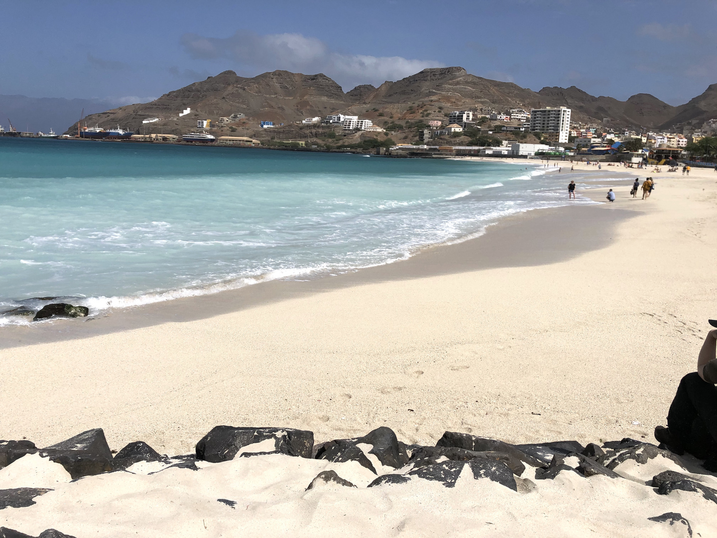 Strand in Mindelo, Kap Verde