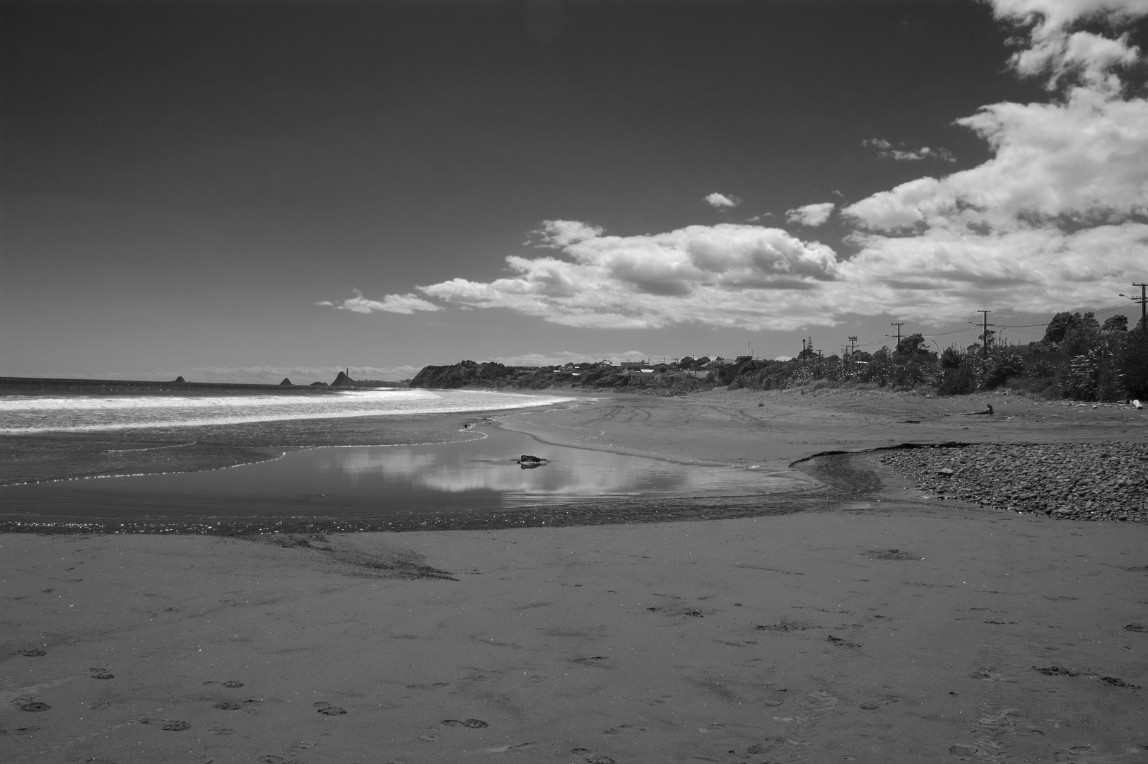 Strand in Neusseeland