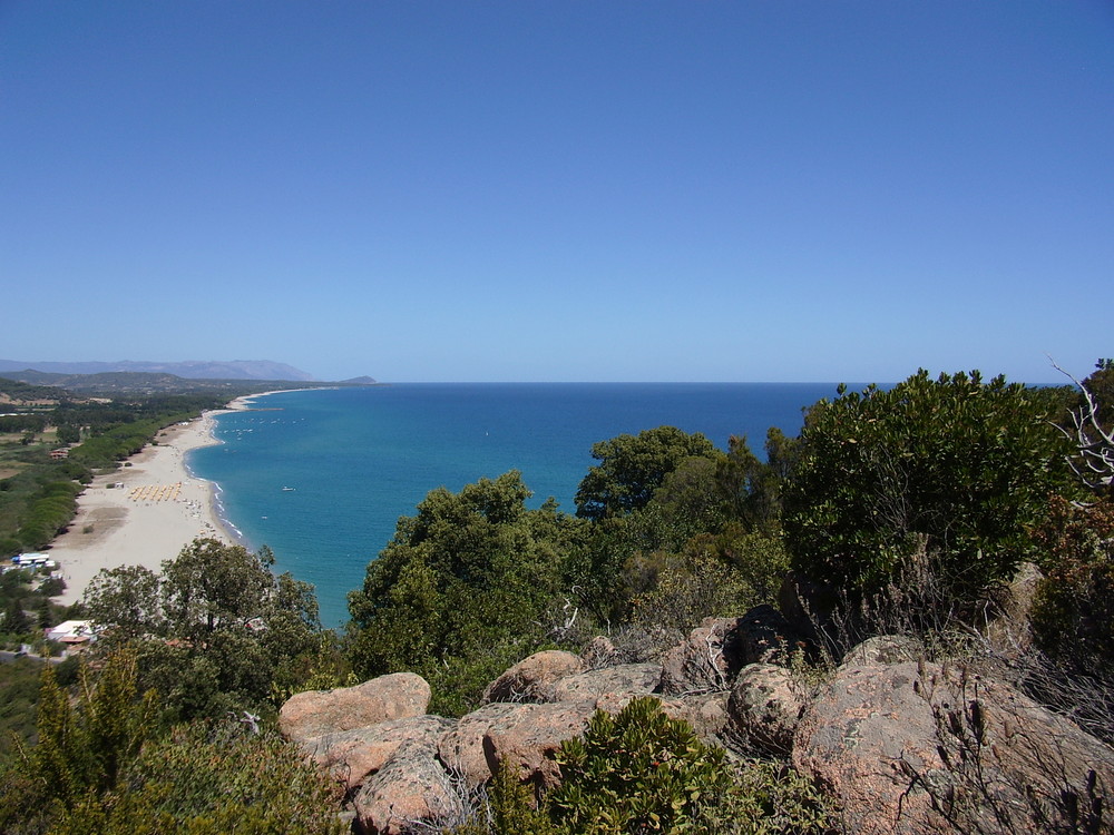 Strand in Sardinien