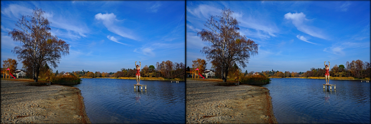 Strand in Sperenberg  (3D-II-View)     Copyright bei Fam. Spruit