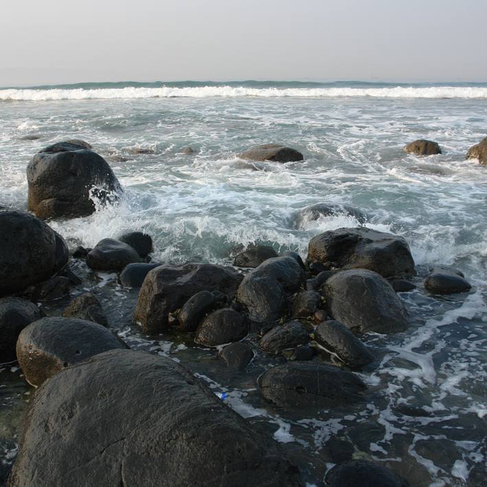 strand in südwestjava