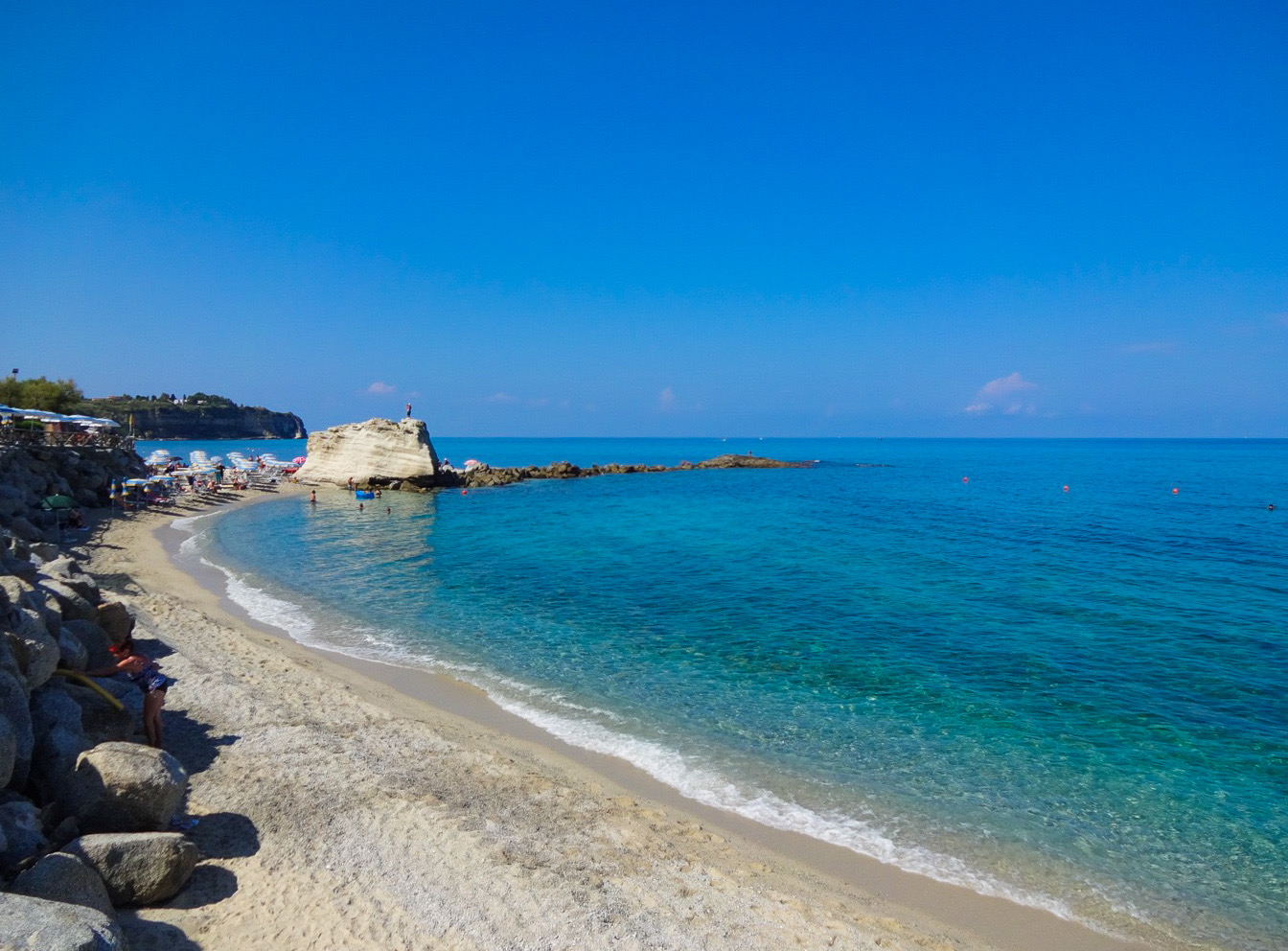 Strand in Tropea