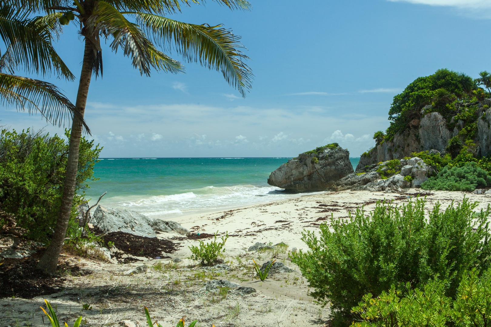 Strand in Tulum/Mexiko