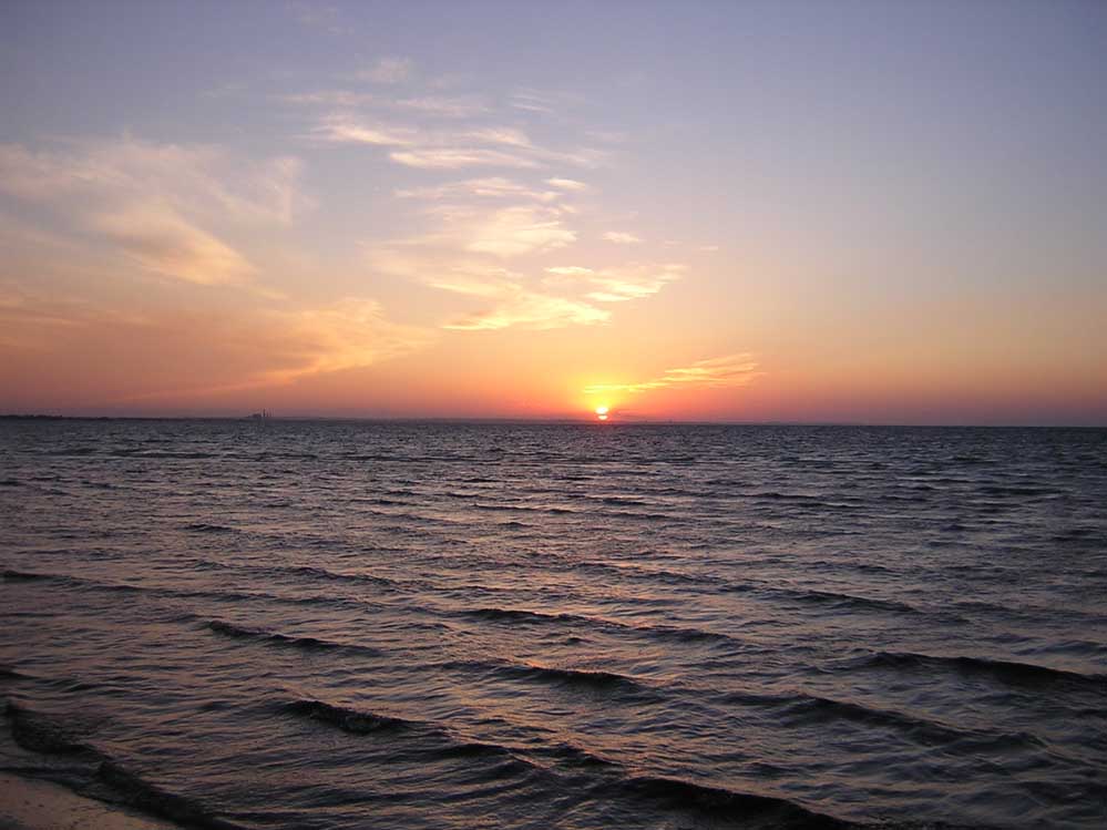 Strand in Tunesien am Abend