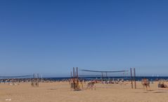 Strand in Valencia Spanien - 3D Interlaced