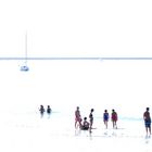 Strand in weiss - la plage en blanc