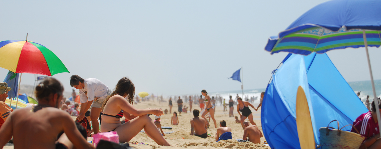 Strand Lacanau I "voll voll"