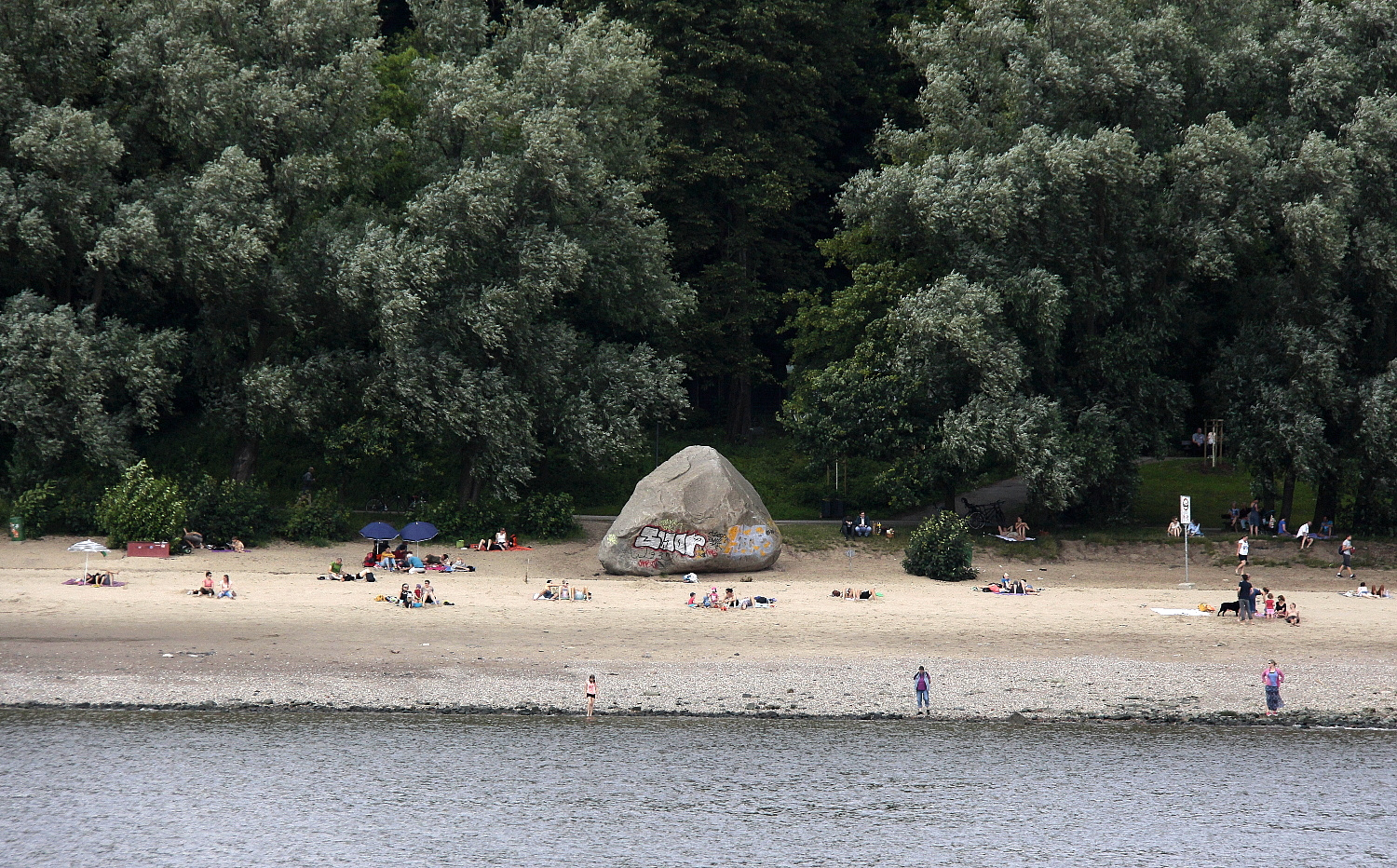 Strand-Leben beim "Alten Schweden"