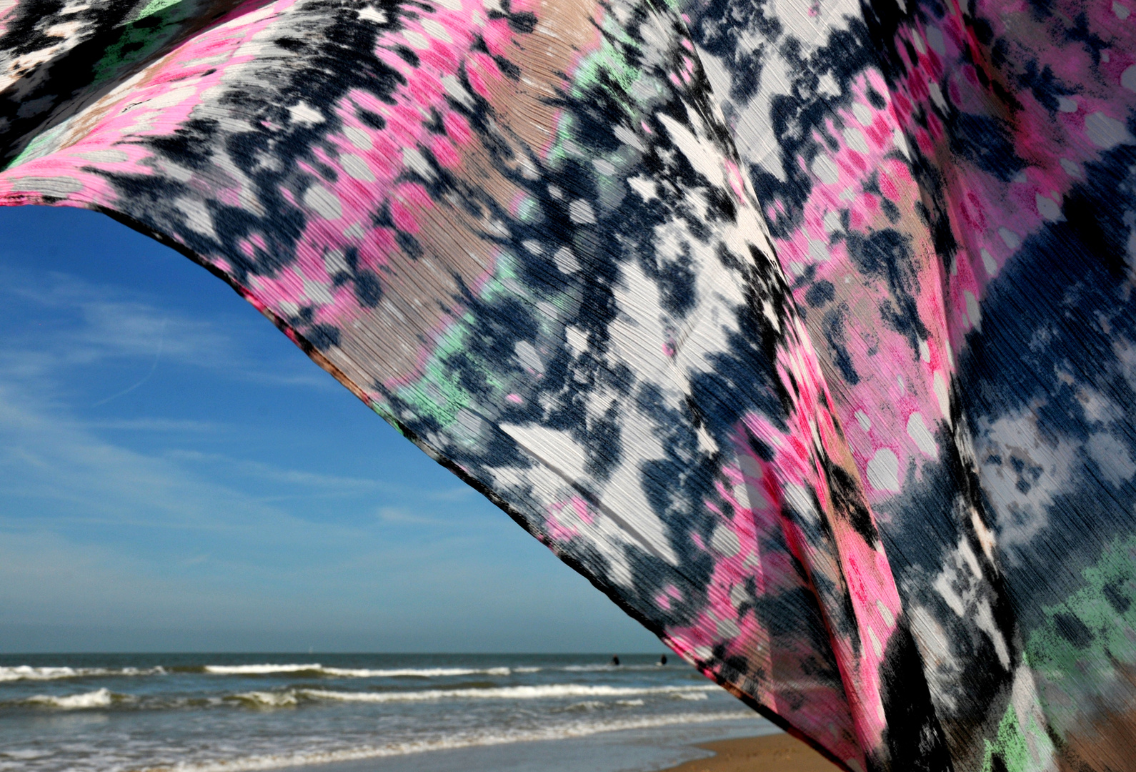 Strand mit Batik