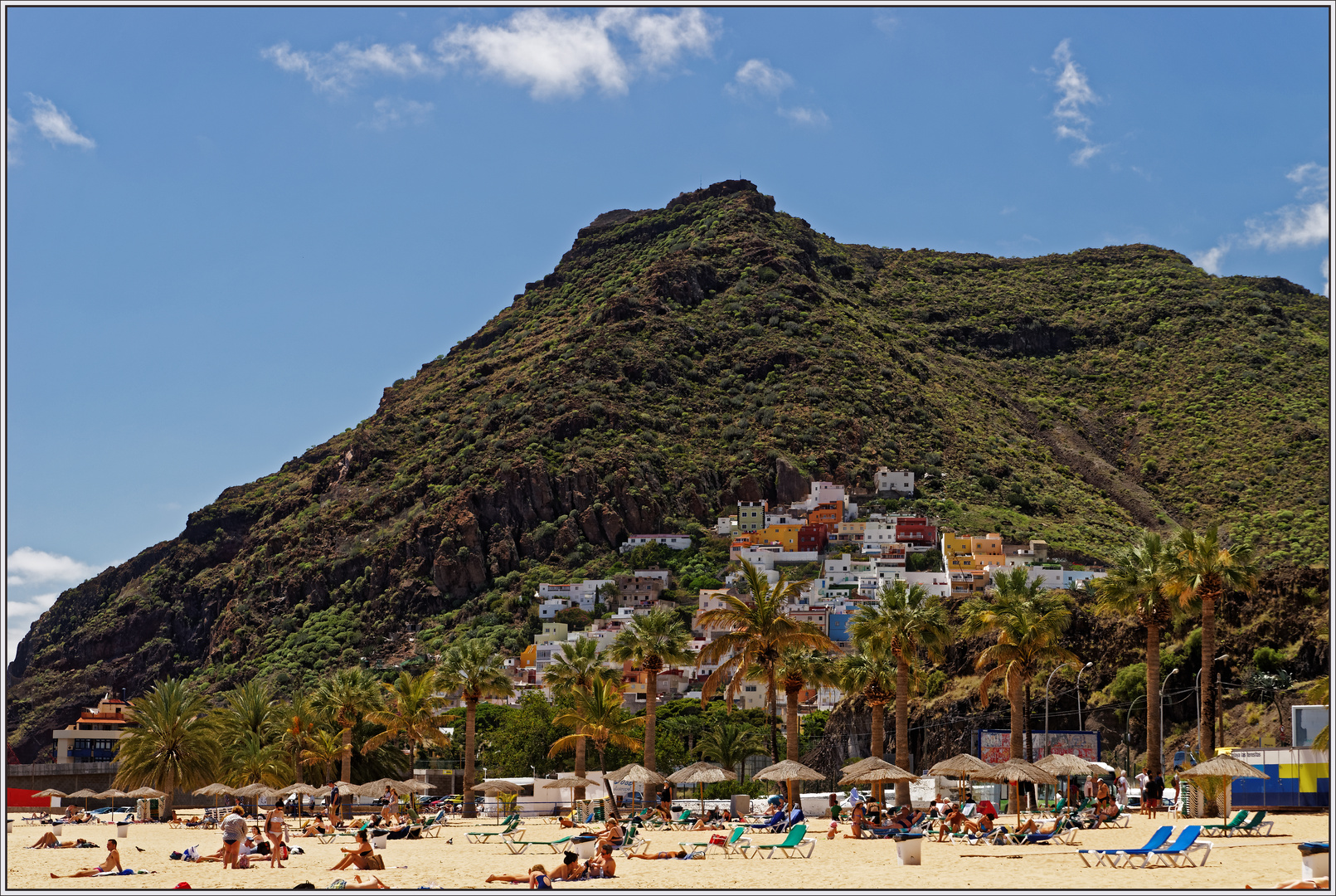 Strand mit Blick auf..