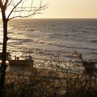 Strand mit Booten