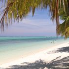 Strand mit Hängematte auf Mauritius...