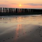 Strand mit Sonnenuntergang