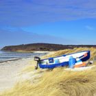 Strand nach dem Winter