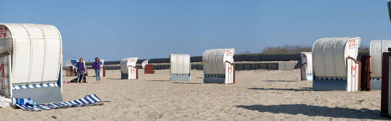 Strand Panorama Cuxhaven