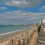 Strand-Promenade von Saint-Malo